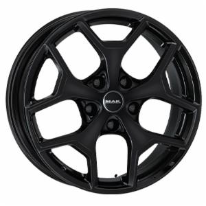 Cerchi in lega MAK modello LIBERTY finitura GLOSS BLACK dimensione 7,5x17