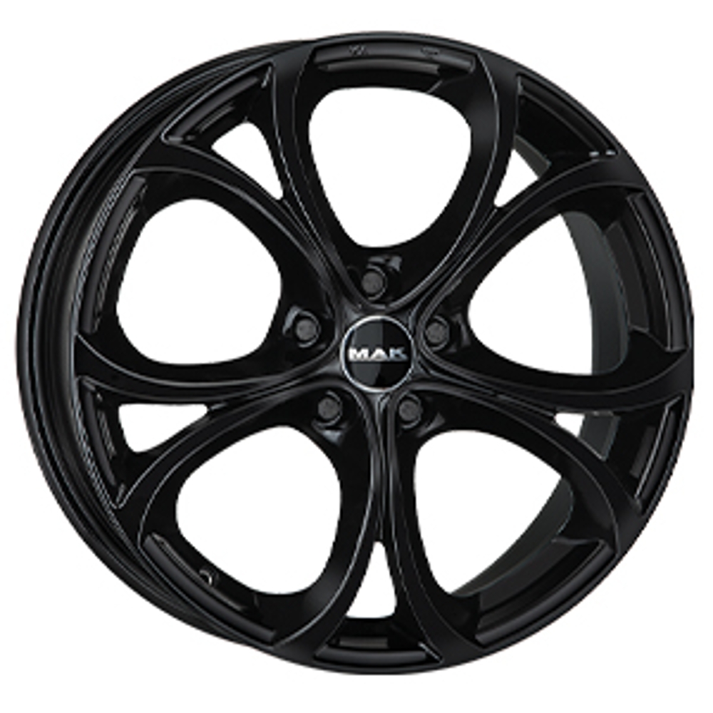 Cerchi in lega MAK modello LARIO finitura GLOSS BLACK dimensione 9x20