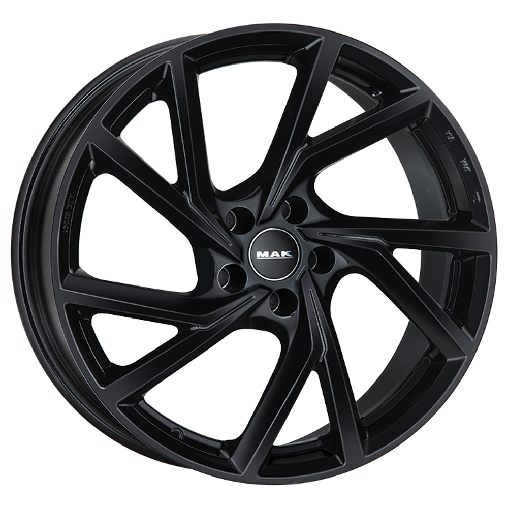 Cerchi in lega MAK modello KASSEL finitura GLOSS BLACK dimensione 7,5x17