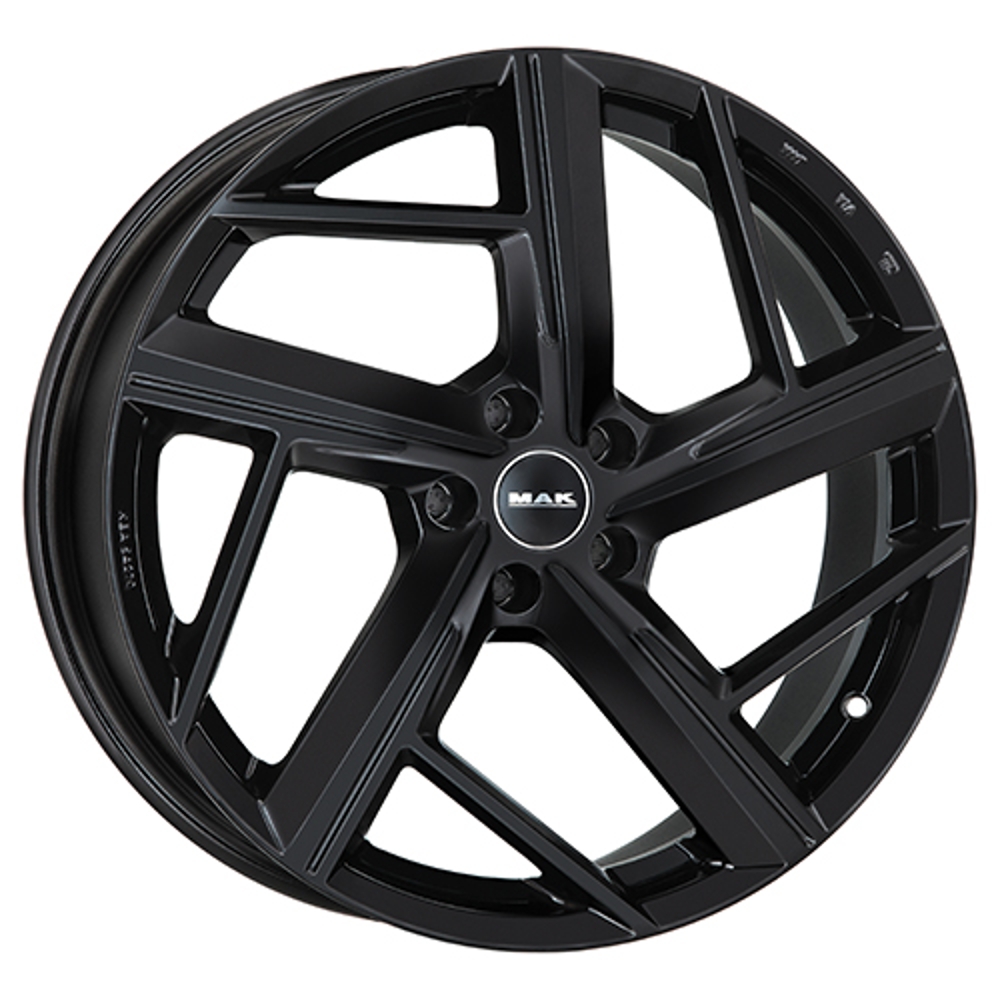 Cerchi in lega MAK modello QVATTRO finitura GLOSS BLACK dimensione 8,5x19