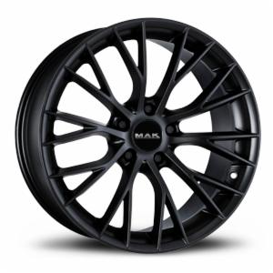Cerchi in lega MAK modello MUNCHEN finitura MATT BLACK dimensione 9,5x20