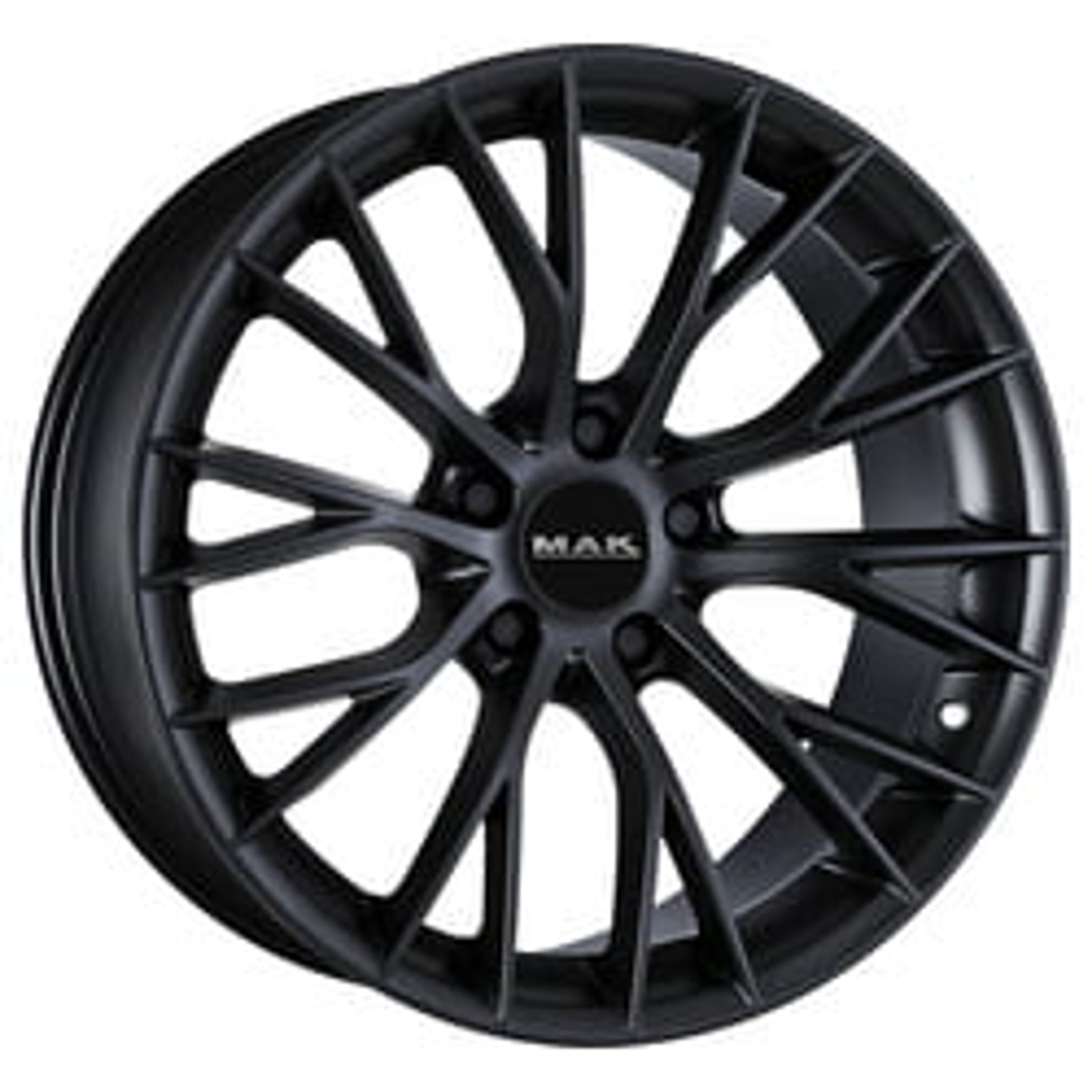 Cerchi in lega MAK modello MUNCHEN finitura MATT BLACK dimensione 9,5x19