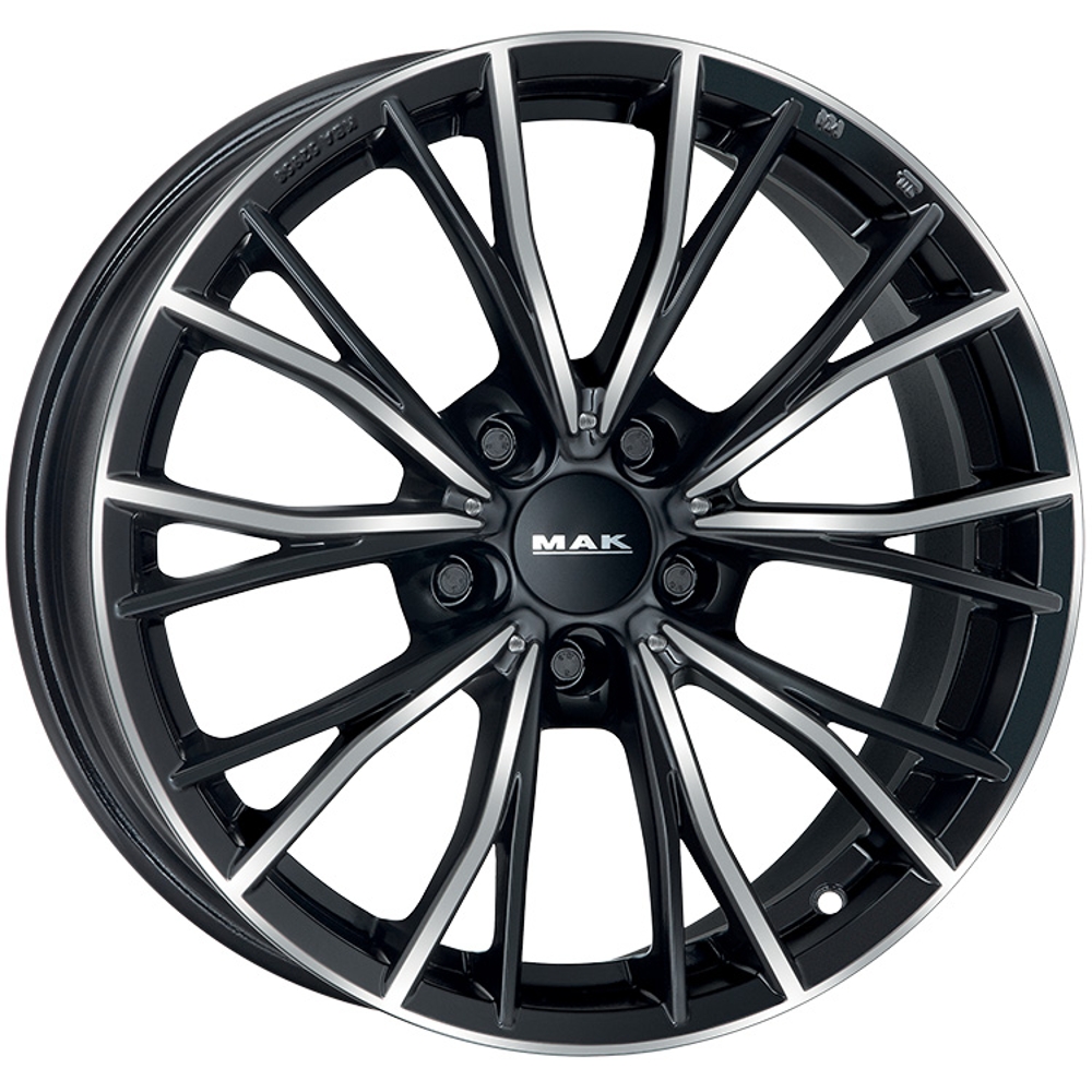 Cerchi in lega MAK modello MARK finitura BLACK MIRROR dimensione 8x18