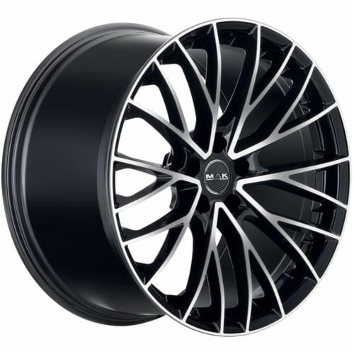 Cerchi in lega MAK modello SPECIALE-D finitura BLACK MIRROR dimensione 9,5x19