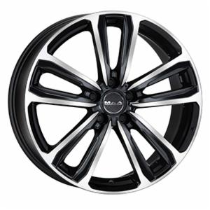 Cerchi in lega MAK modello MAGMA finitura BLACK MIRROR dimensione 7x17