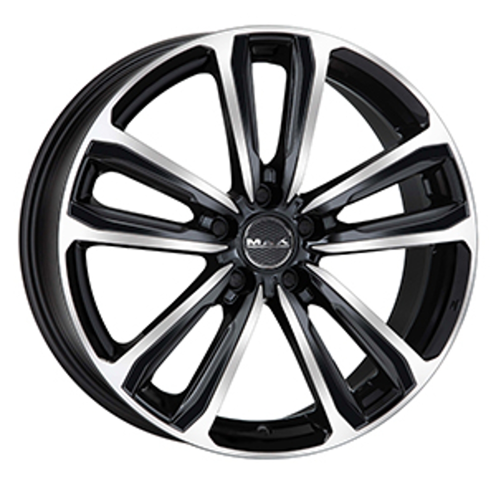 Cerchi in lega MAK modello MAGMA finitura BLACK MIRROR dimensione 7x17