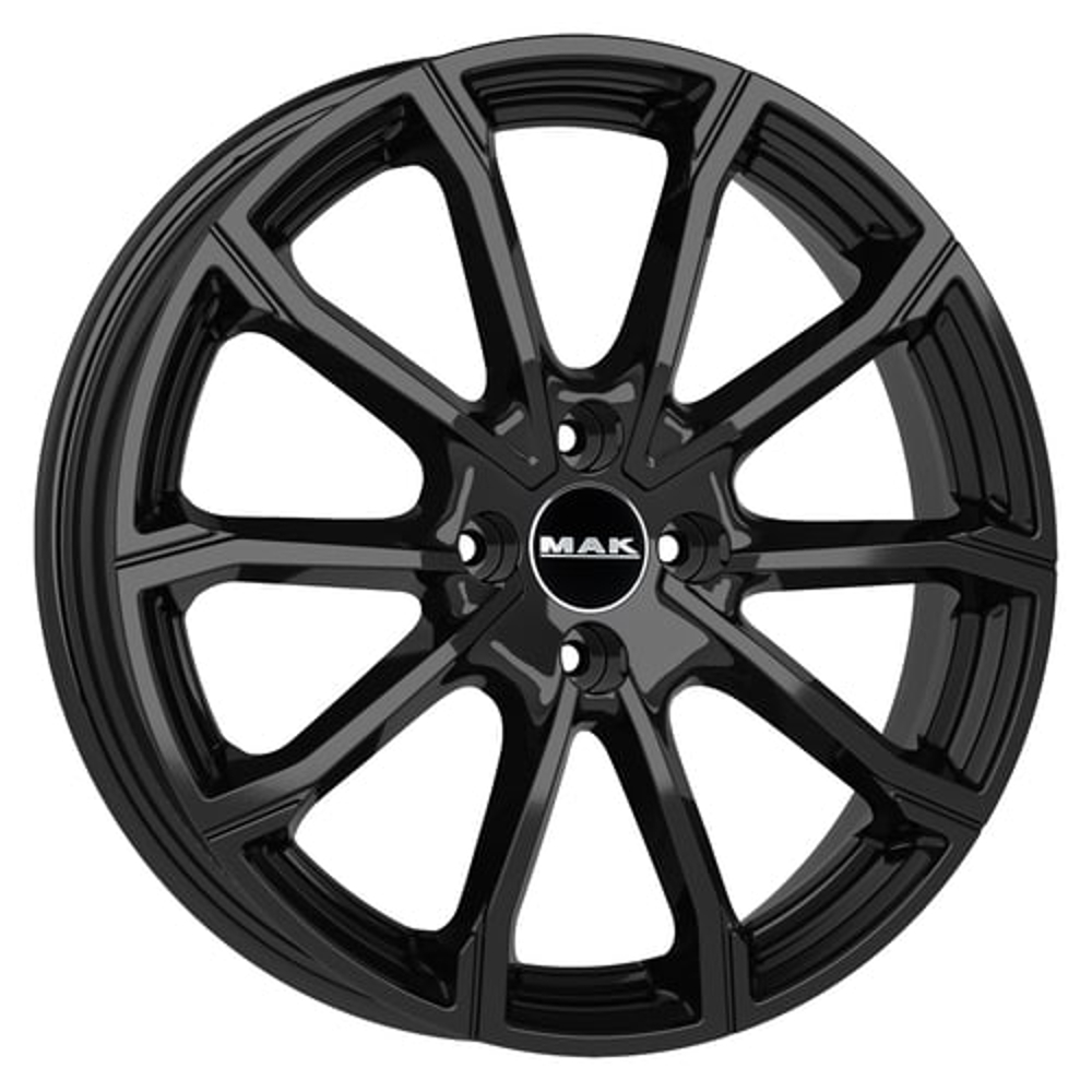 Cerchi in lega MAK modello DAVINCI finitura GLOSS BLACK dimensione 7x17