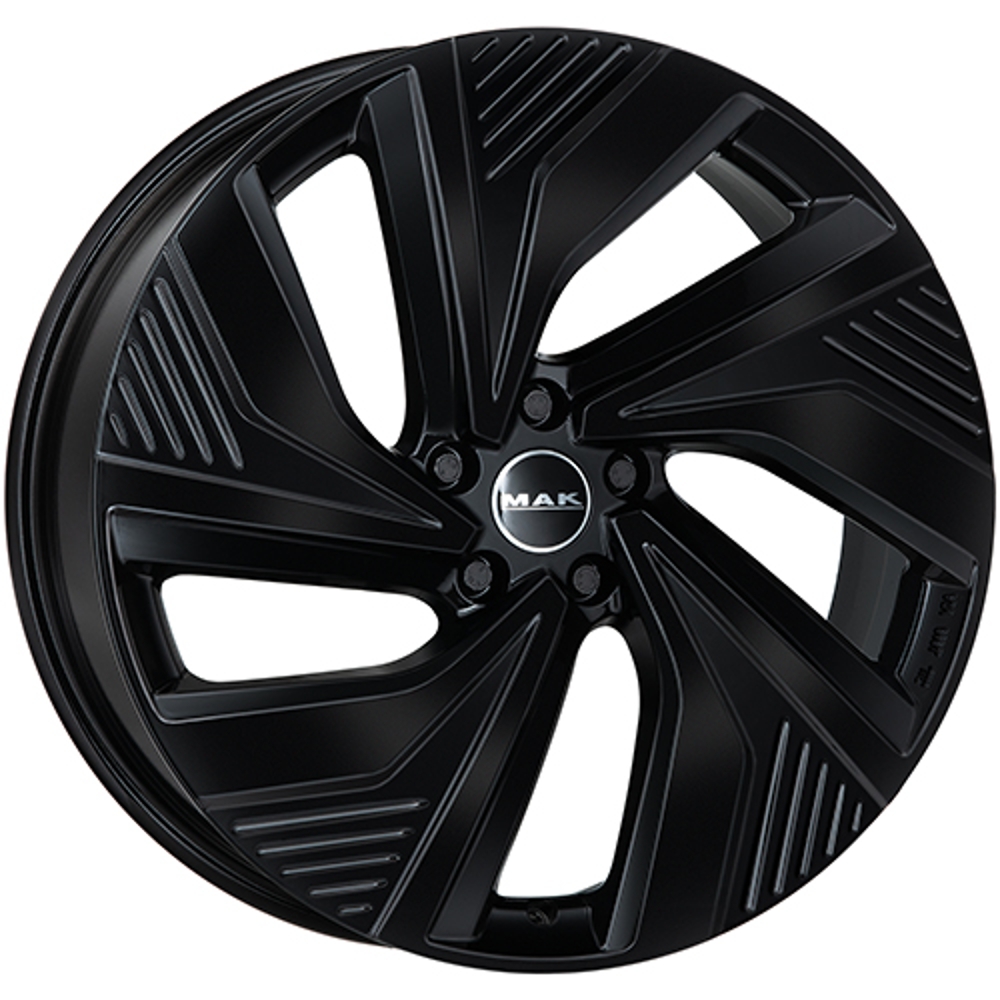 Cerchi in lega MAK modello ELECTRA finitura GLOSS BLACK dimensione 7,5x19