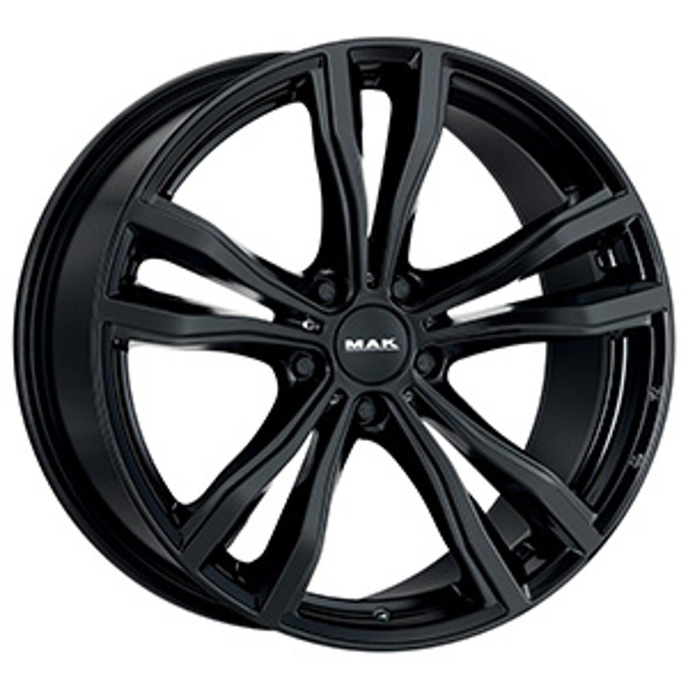 Cerchi in lega MAK modello X-MODE finitura GLOSS BLACK dimensione 11,5x21