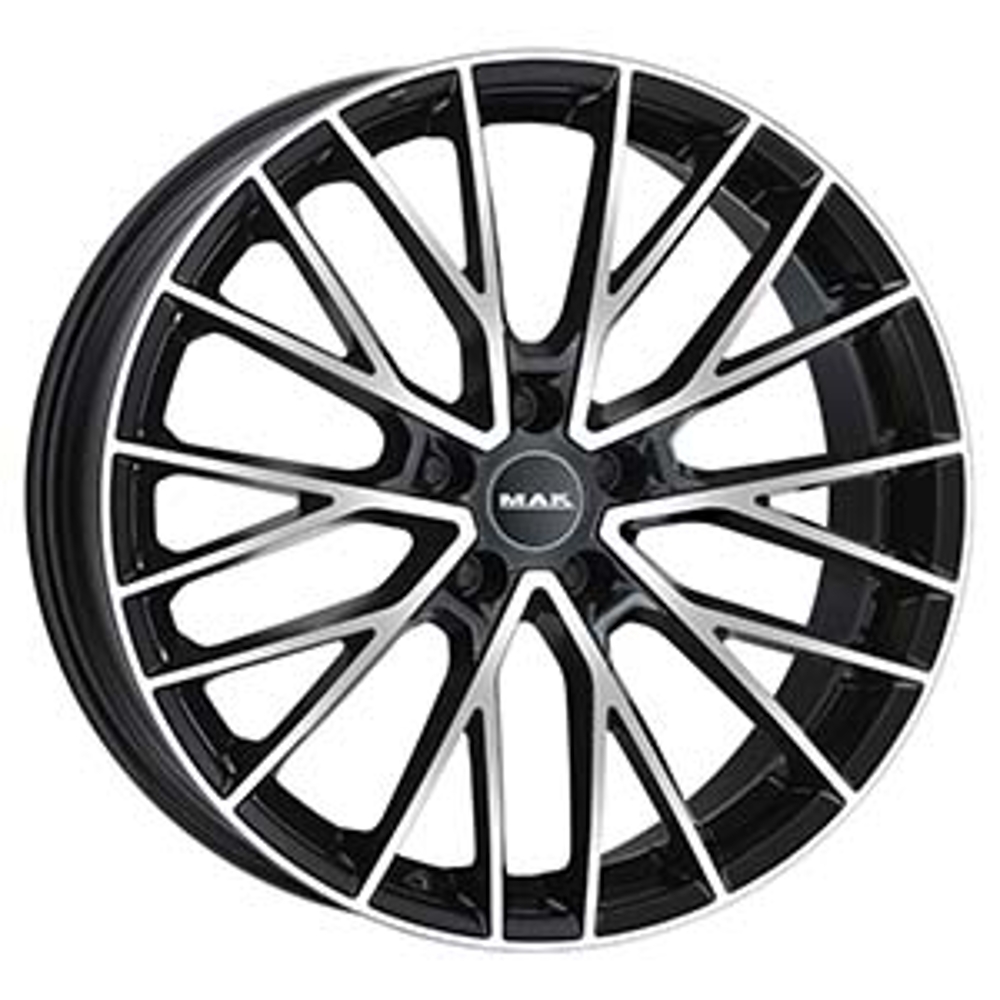 Cerchi in lega MAK modello SPECIALE finitura BLACK MIRROR dimensione 9x22