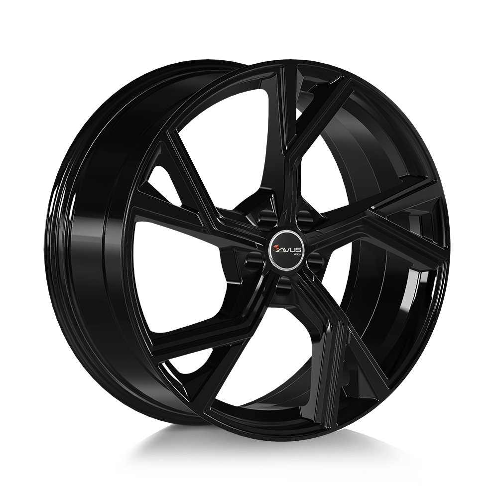 Cerchi in lega AVUS modello AF20 finitura BLACK dimensione 8,5x19