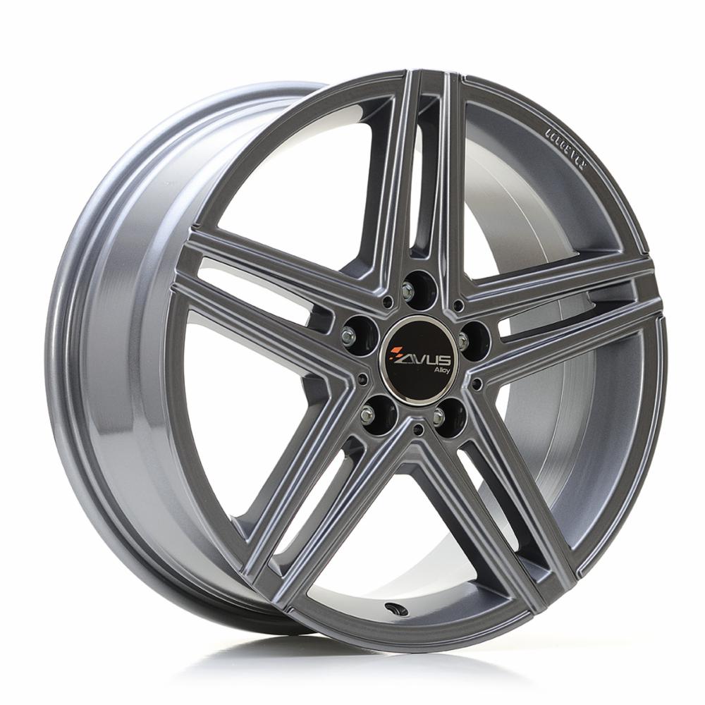Cerchi in lega AVUS modello AC-515 finitura ANTHRACITE dimensione 7,5x17