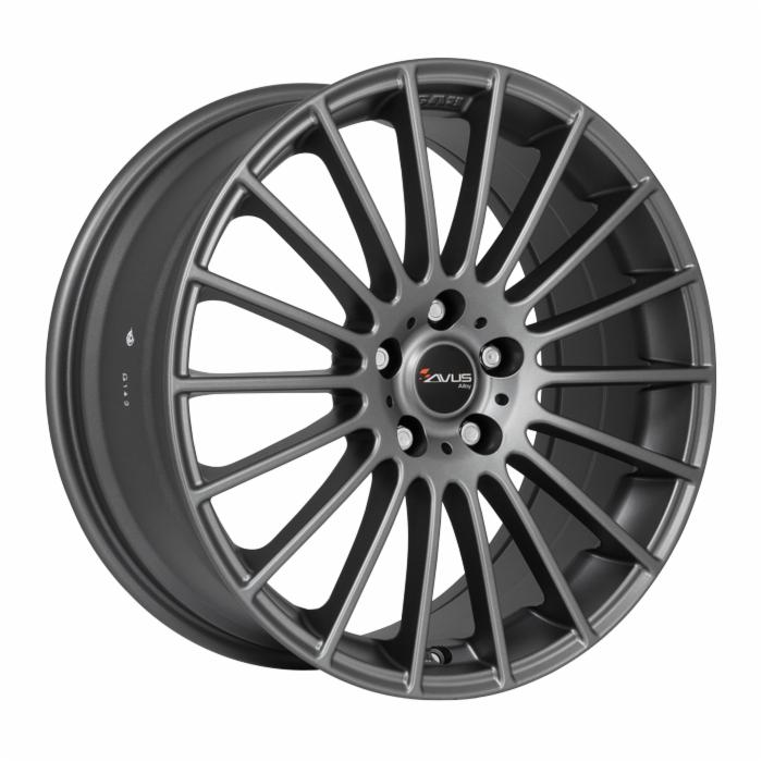 Cerchi in lega AVUS modello AC-M03 finitura MATT ANTHRACITE dimensione 8x18