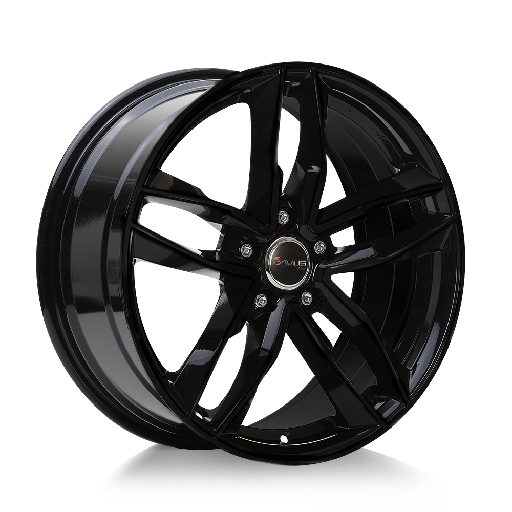 Cerchi in lega AVUS modello AF16 finitura BLACK dimensione 8,5x19