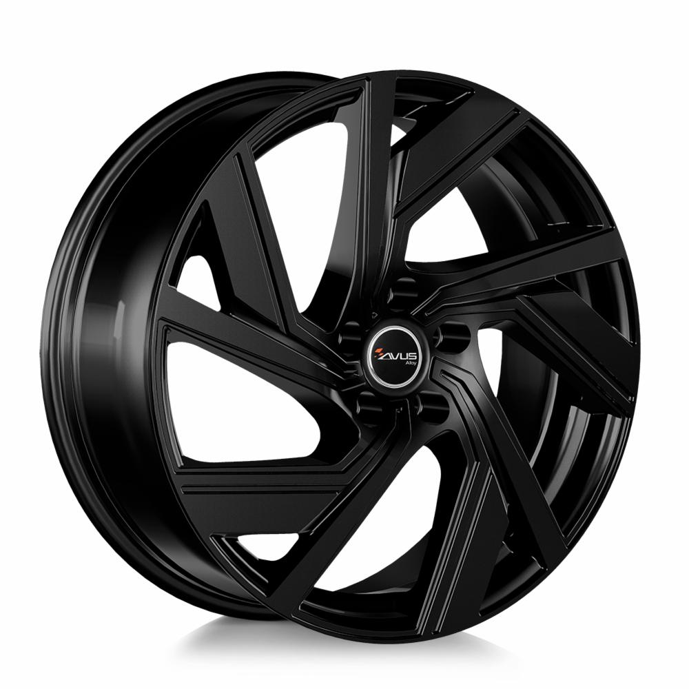 Cerchi in lega AVUS modello AC-521 finitura BLACK dimensione 8x18