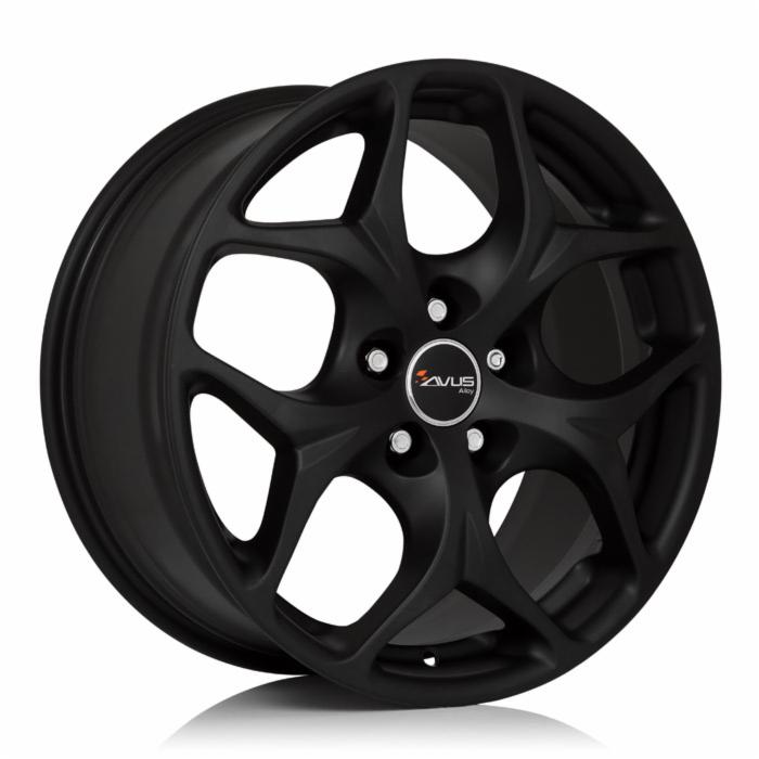 Cerchi in lega AVUS modello AC-MB2 finitura MATT BLACK dimensione 9x20