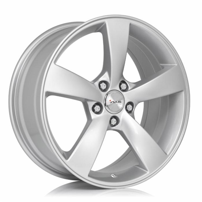 Cerchi in lega AVUS modello AF10 finitura HYPER SILVER dimensione 10x20