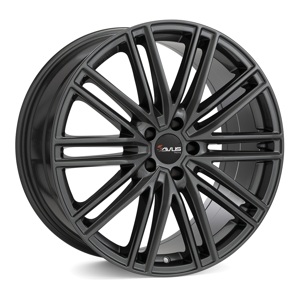 Cerchi in lega AVUS modello AC-M08 finitura ANTHRACITE dimensione 9,5x21