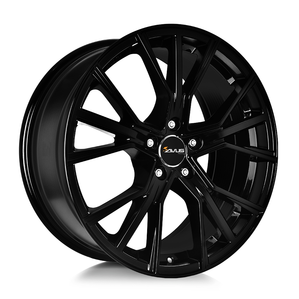 Cerchi in lega AVUS modello AF18 finitura BLACK dimensione 10x23