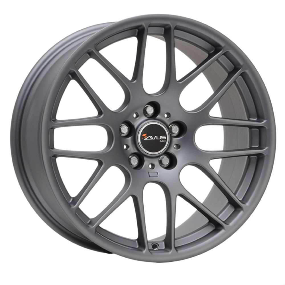 Cerchi in lega AVUS modello AC-MB4 finitura MATT ANTHRACITE dimensione 8,5x19