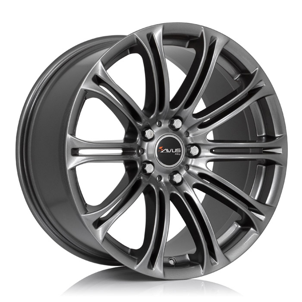 Cerchi in lega AVUS modello AC-MB1 finitura ANTHRACITE dimensione 9,5x19