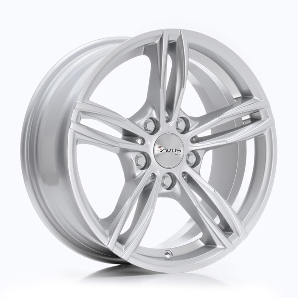 Cerchi in lega AVUS modello AC-MB3 finitura HYPER SILVER dimensione 8x18