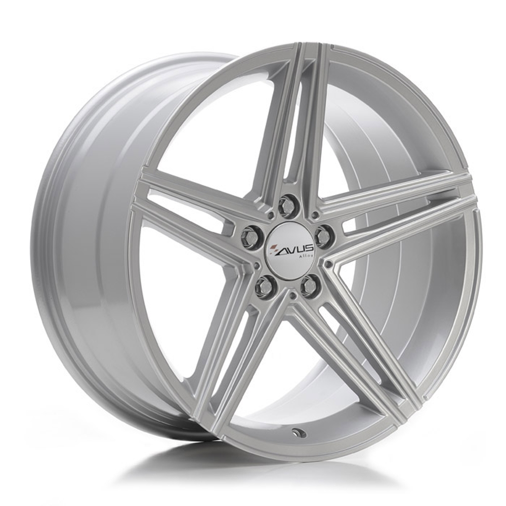 Cerchi in lega AVUS modello AC-515K finitura HYPER SILVER dimensione 9,5x19