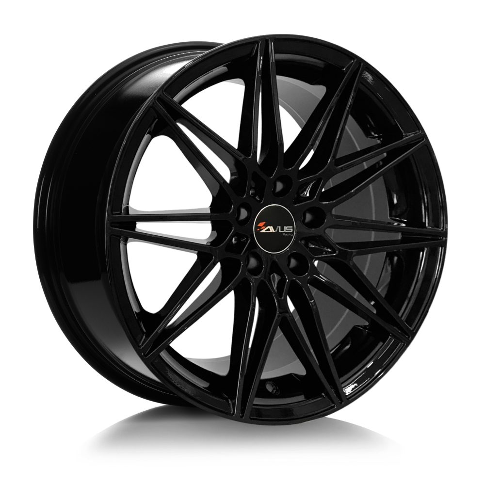 Cerchi in lega AVUS modello AC-MB5 finitura BLACK dimensione 8x19
