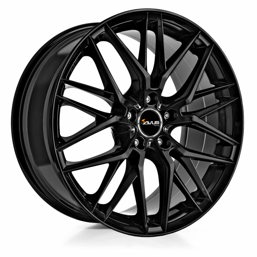 Cerchi in lega AVUS modello AF19 finitura BLACK dimensione 7,5x17