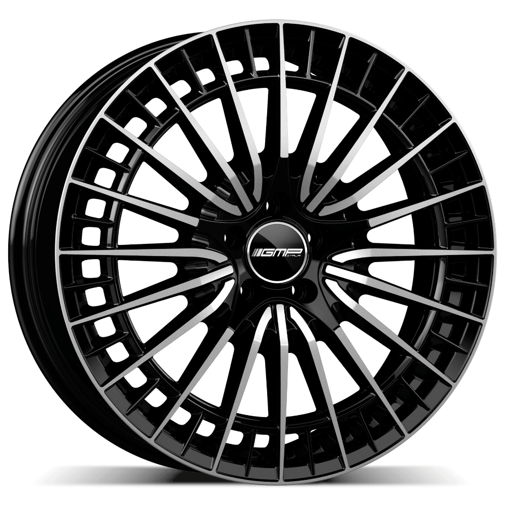 Cerchi in lega GMP modello QSTAR finitura BLACK DIAMOND dimensione 8x18