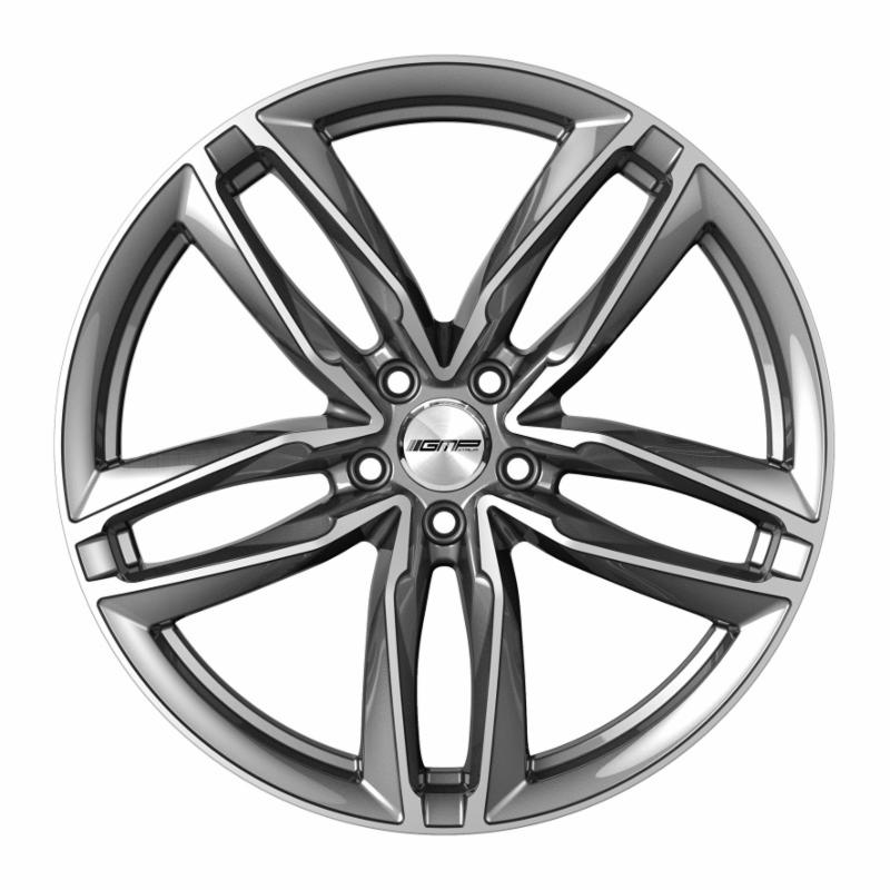 Cerchi in lega GMP modello ATOM finitura ANTHRACITE DIAMOND dimensione 7,5x17