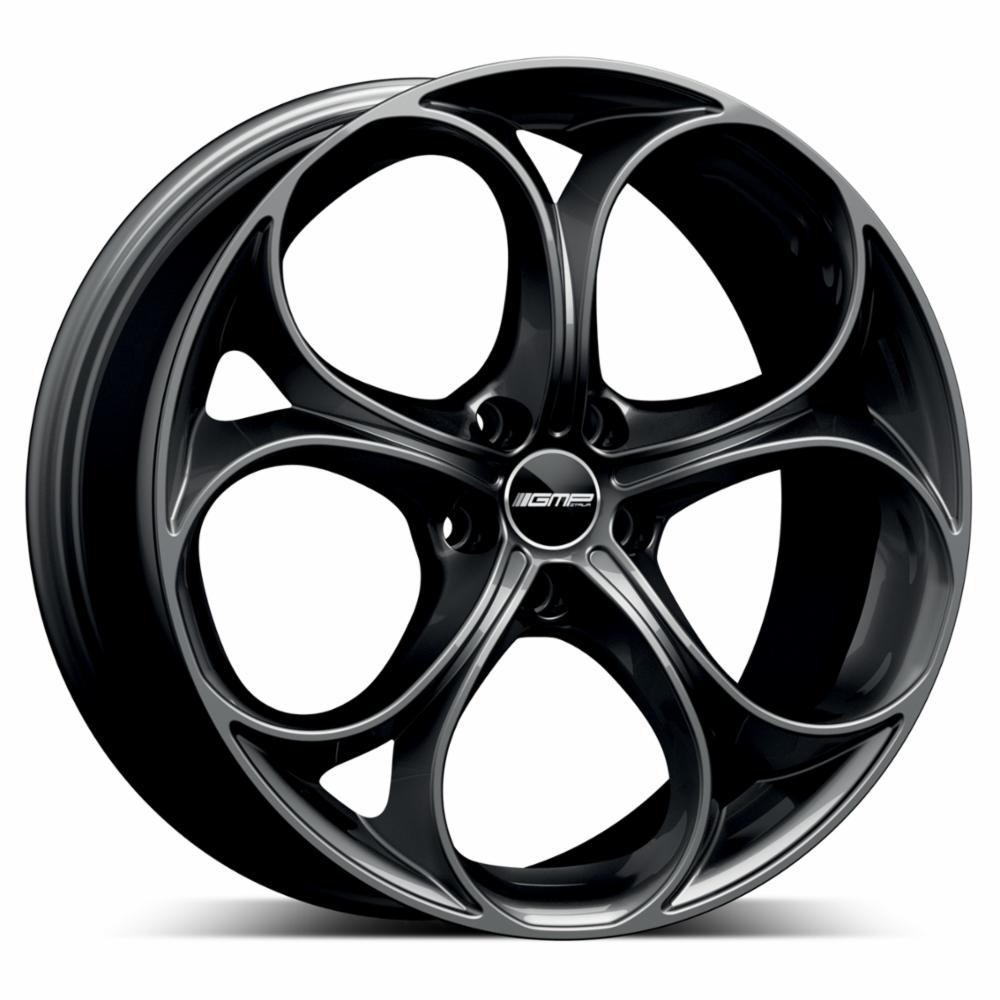 Cerchi in lega GMP modello DRAKE finitura GLOSSY ANTHRACITE DARK dimensione 8x18