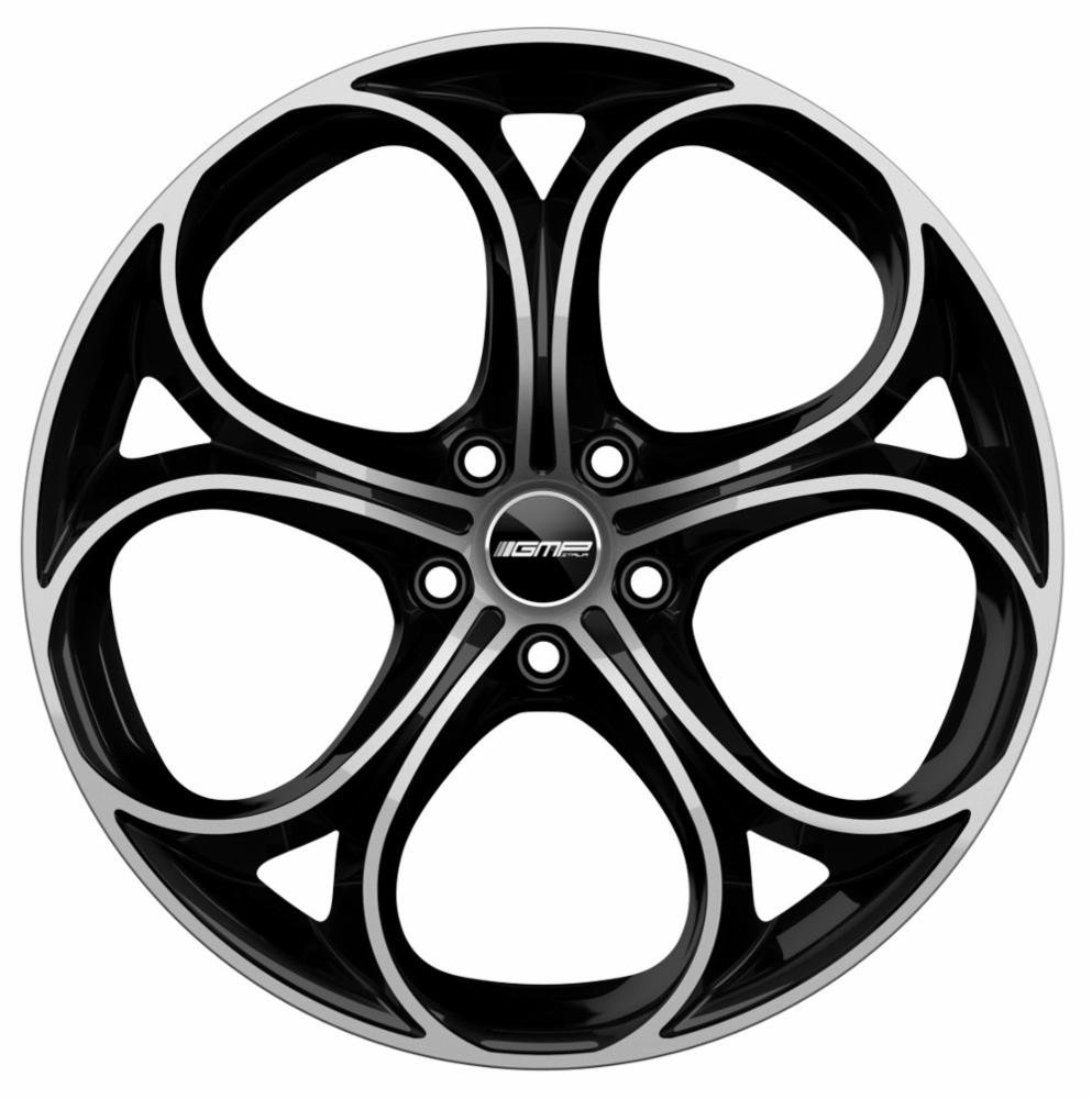 Cerchi in lega GMP modello DRAKE finitura BLACK DIAMOND dimensione 9x19