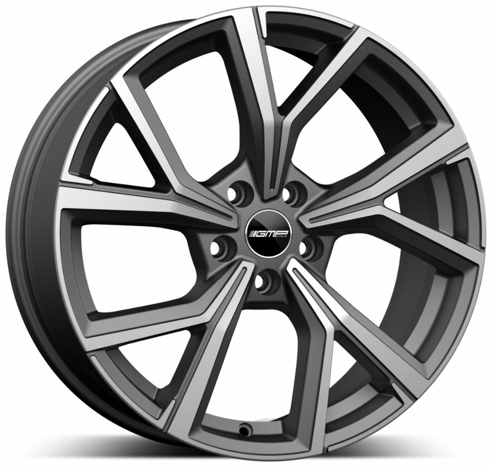 Cerchi in lega GMP modello MENTOR finitura MATT ANTHRACITE DIAMOND dimensione 8x20