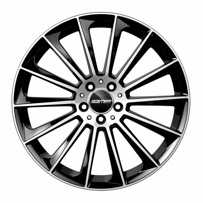 Cerchi in lega GMP modello STELLAR finitura BLACK DIAMOND dimensione 8x18