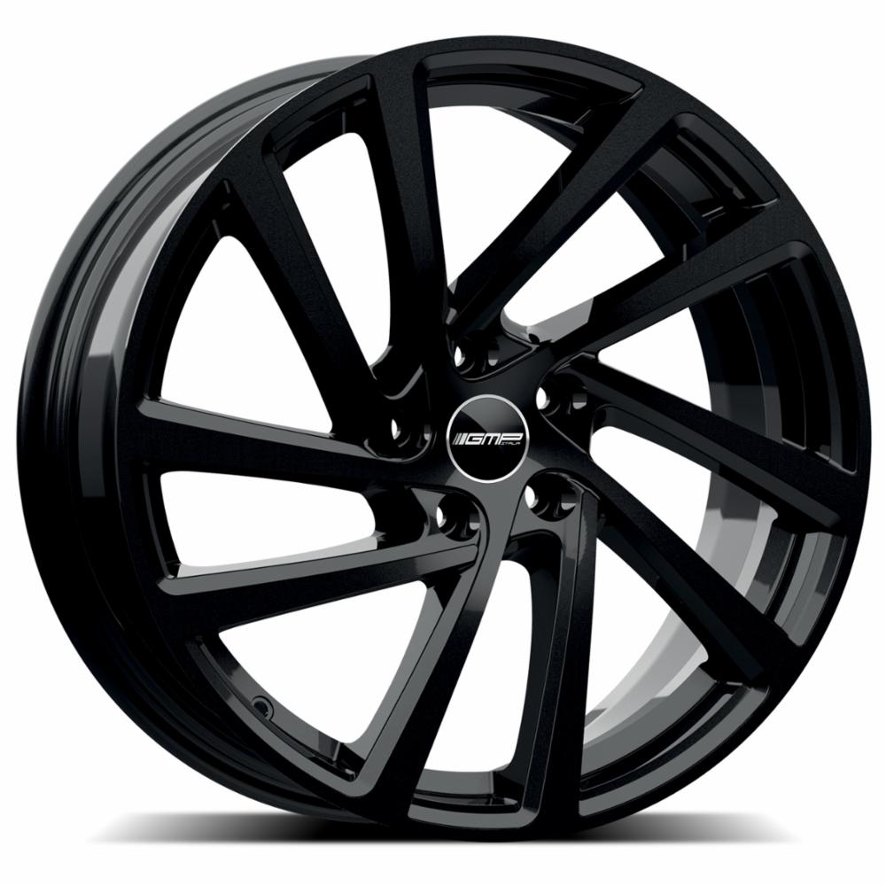 Cerchi in lega GMP modello WONDER finitura GLOSSY BLACK dimensione 8x19