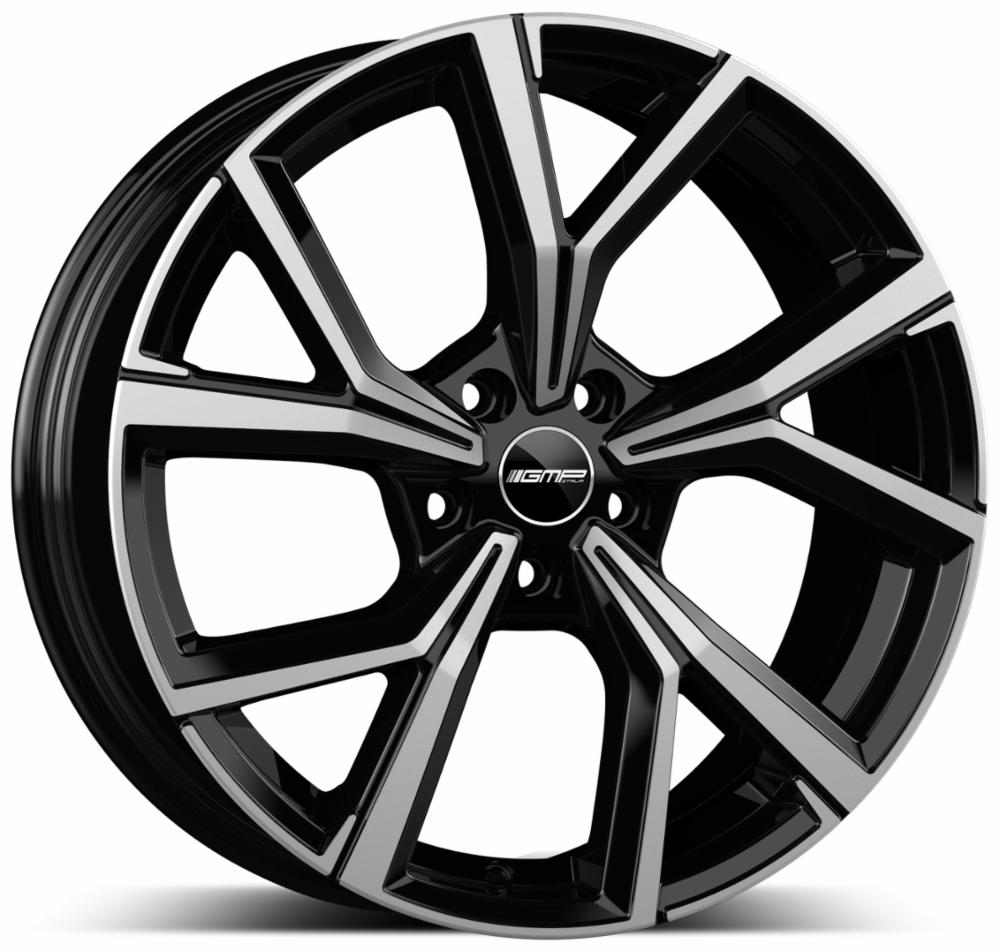 Cerchi in lega GMP modello MENTOR finitura BLACK DIAMOND dimensione 7x17