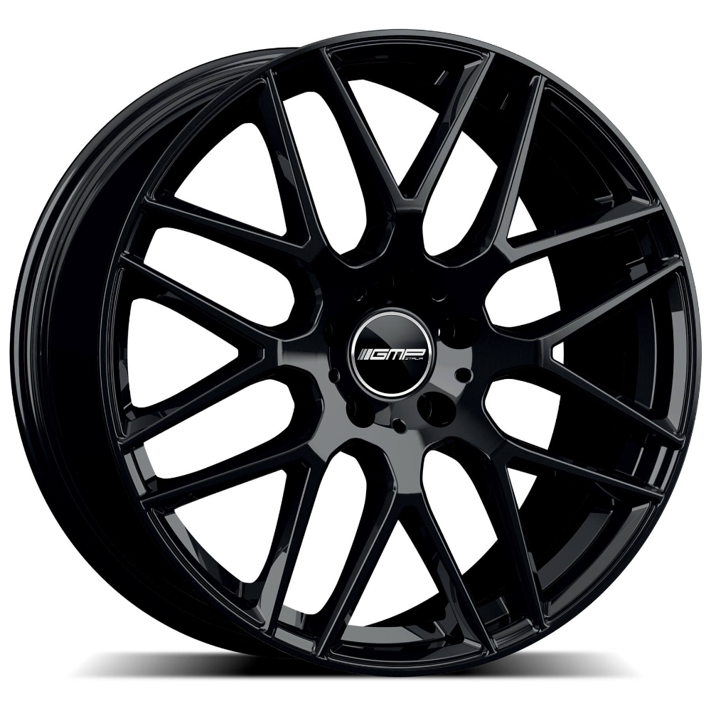 Cerchi in lega GMP modello BERGHEM finitura GLOSSY BLACK dimensione 8x19