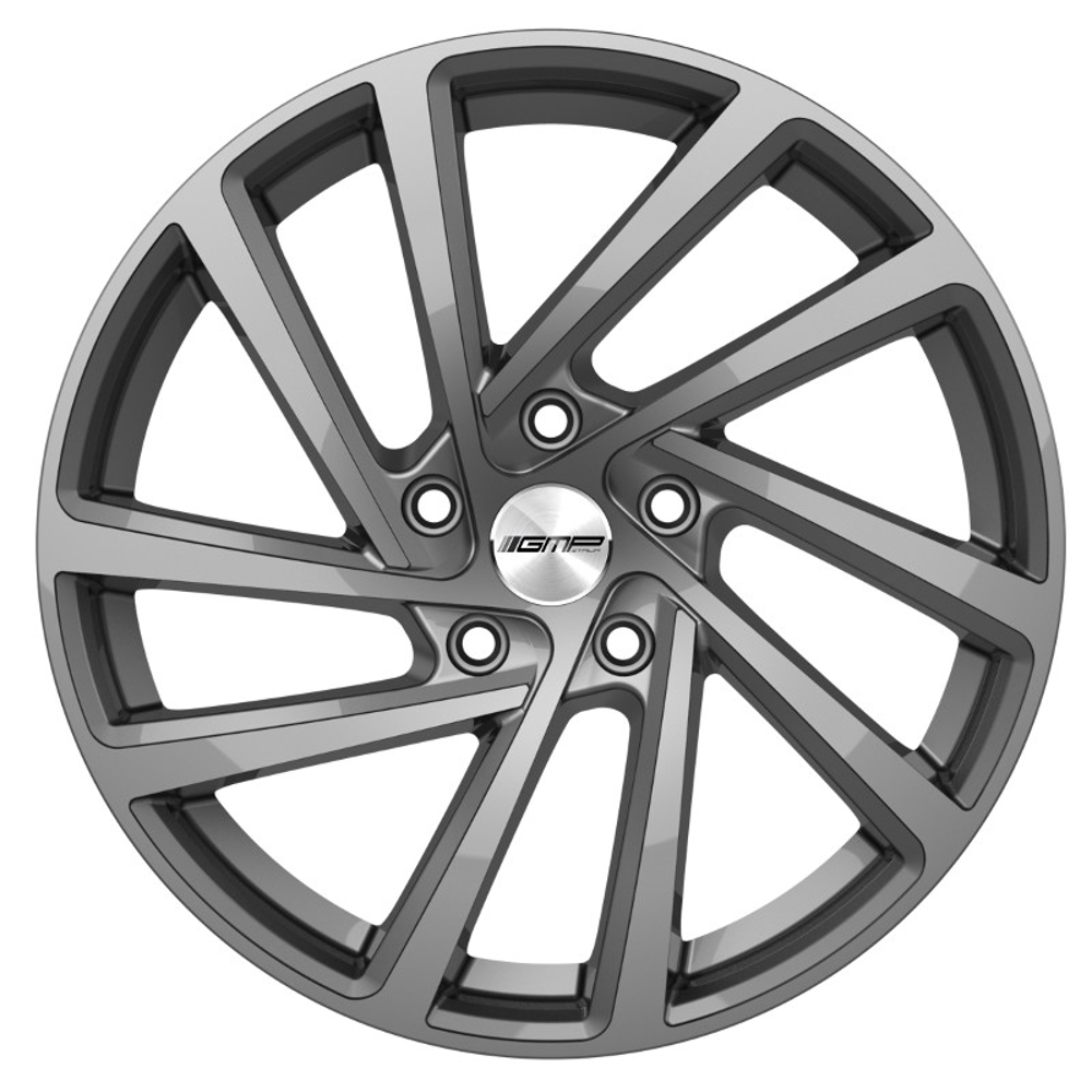 Cerchi in lega GMP modello WONDER finitura GLOSSY ANTHRACITE dimensione 7,5x18
