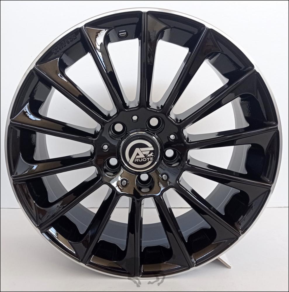 Cerchi in lega GMP modello STELLAR finitura BLACK DIAMOND LIP dimensione 7,5x18
