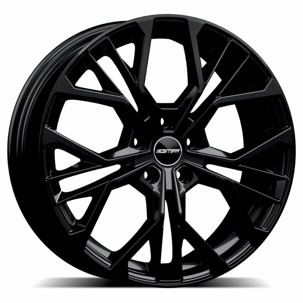 Cerchi in lega GMP modello MATISSE finitura GLOSSY BLACK dimensione 7,5x18