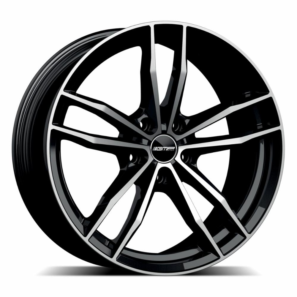 Cerchi in lega GMP modello SWAN finitura BLACK DIAMOND dimensione 7,5x17