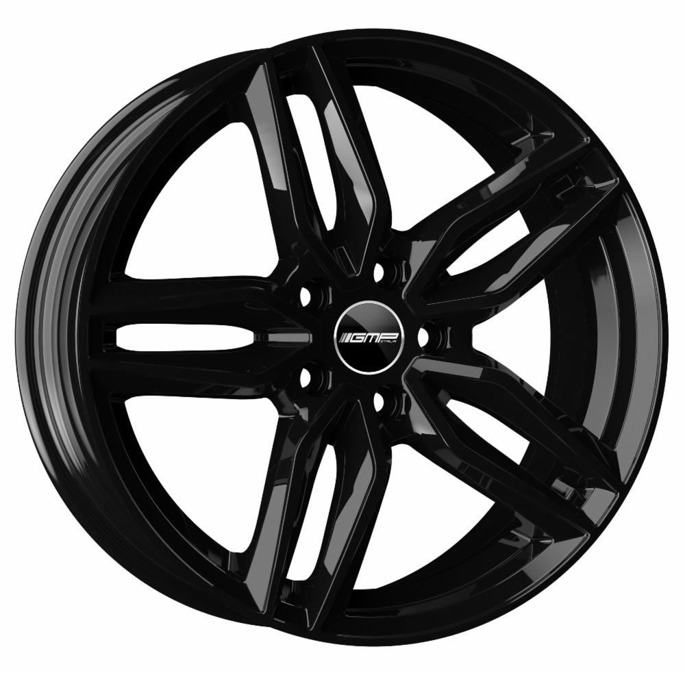 Cerchi in lega GMP modello FASTEN finitura GLOSSY BLACK dimensione 8x19