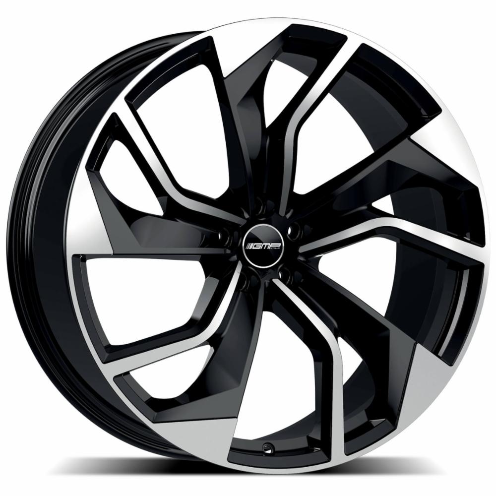 Cerchi in lega GMP modello REBEL finitura BLACK DIAMOND dimensione 8,5x19