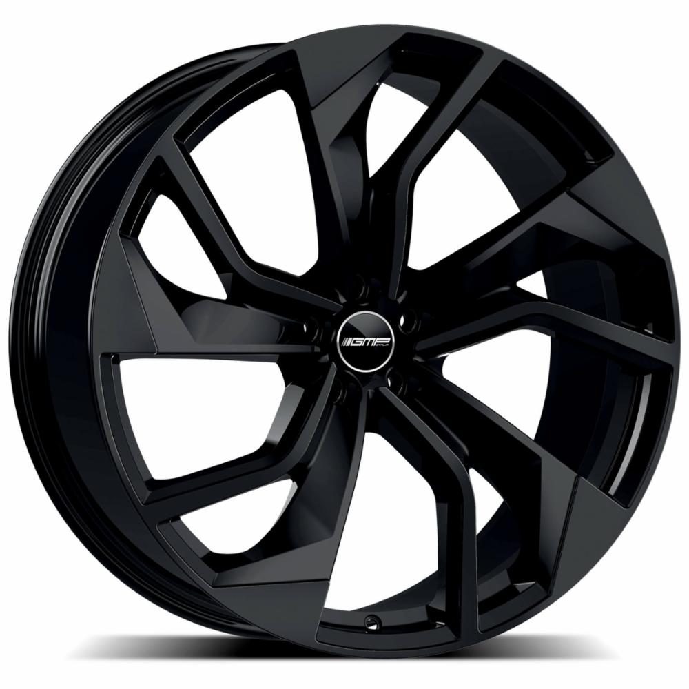 Cerchi in lega GMP modello REBEL finitura GLOSSY BLACK dimensione 8,5x19