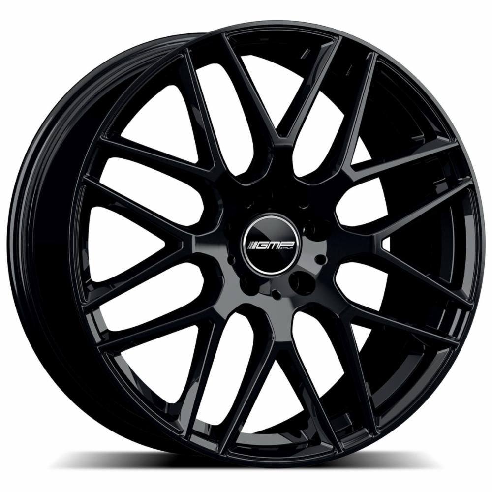 Cerchi in lega GMP modello BERGHEM finitura GLOSSY BLACK dimensione 8,5x20