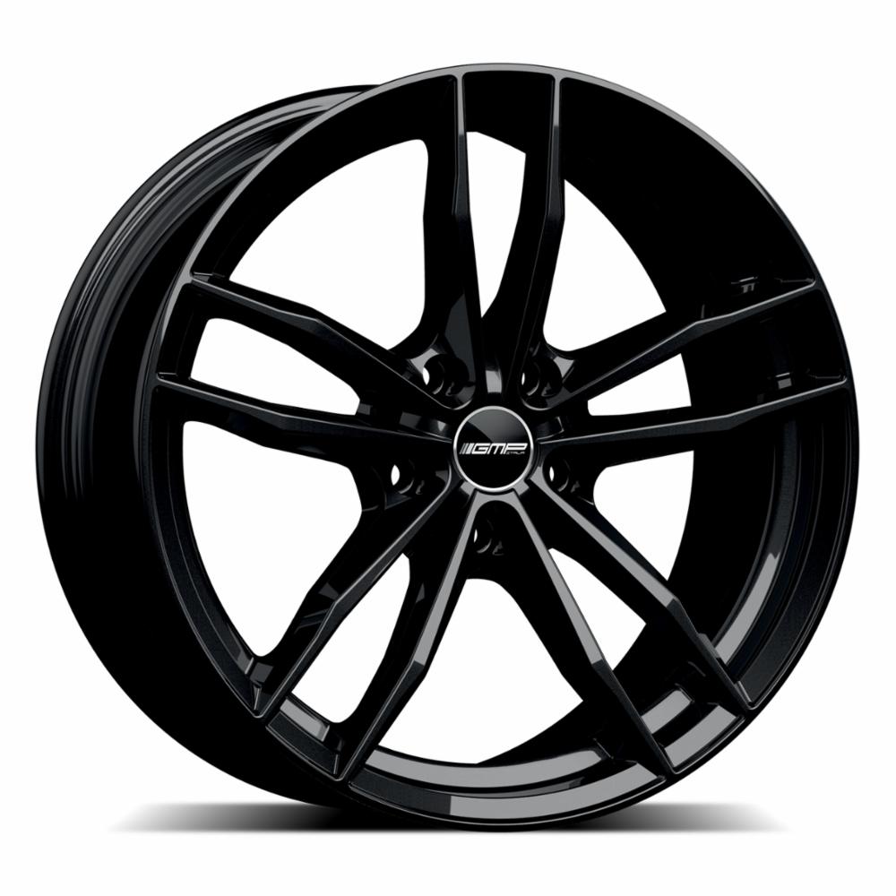 Cerchi in lega GMP modello SWAN finitura GLOSSY BLACK dimensione 8,5x20