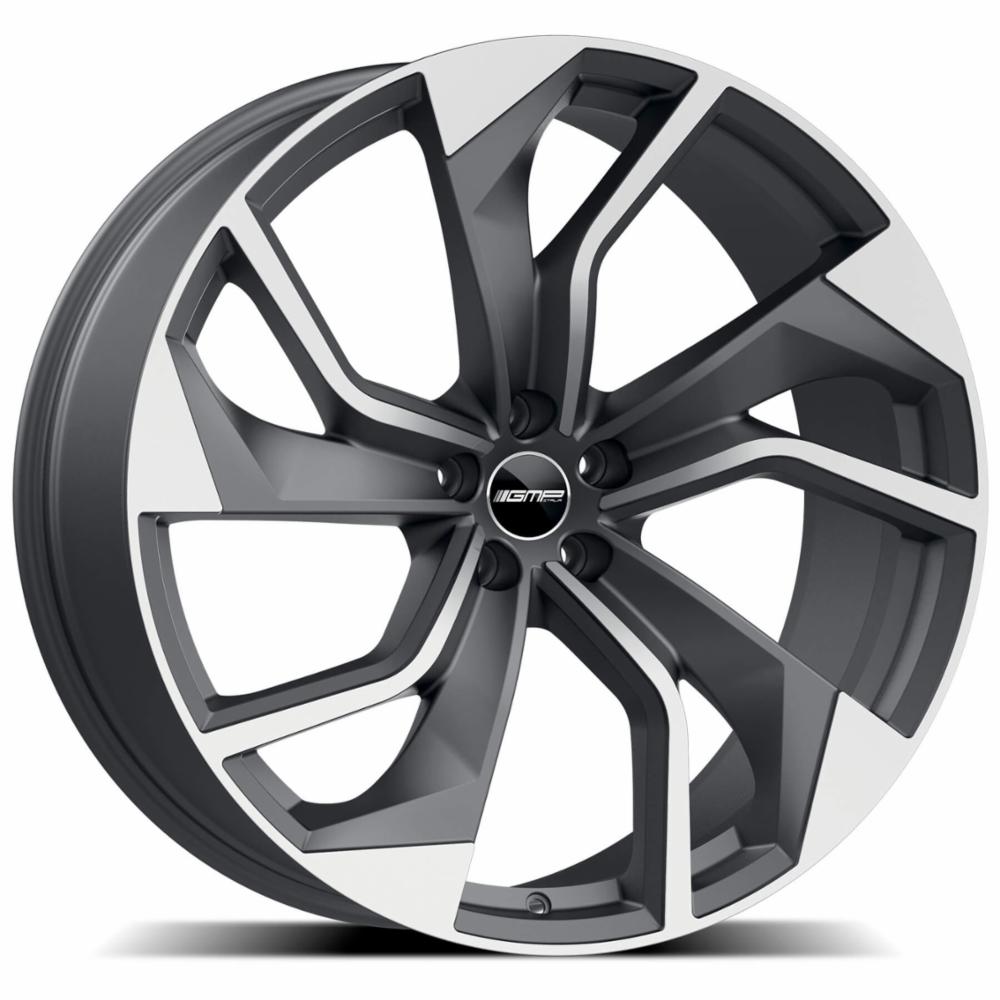 Cerchi in lega GMP modello REBEL finitura MATT ANTHRACITE DIAMOND dimensione 8,5x20