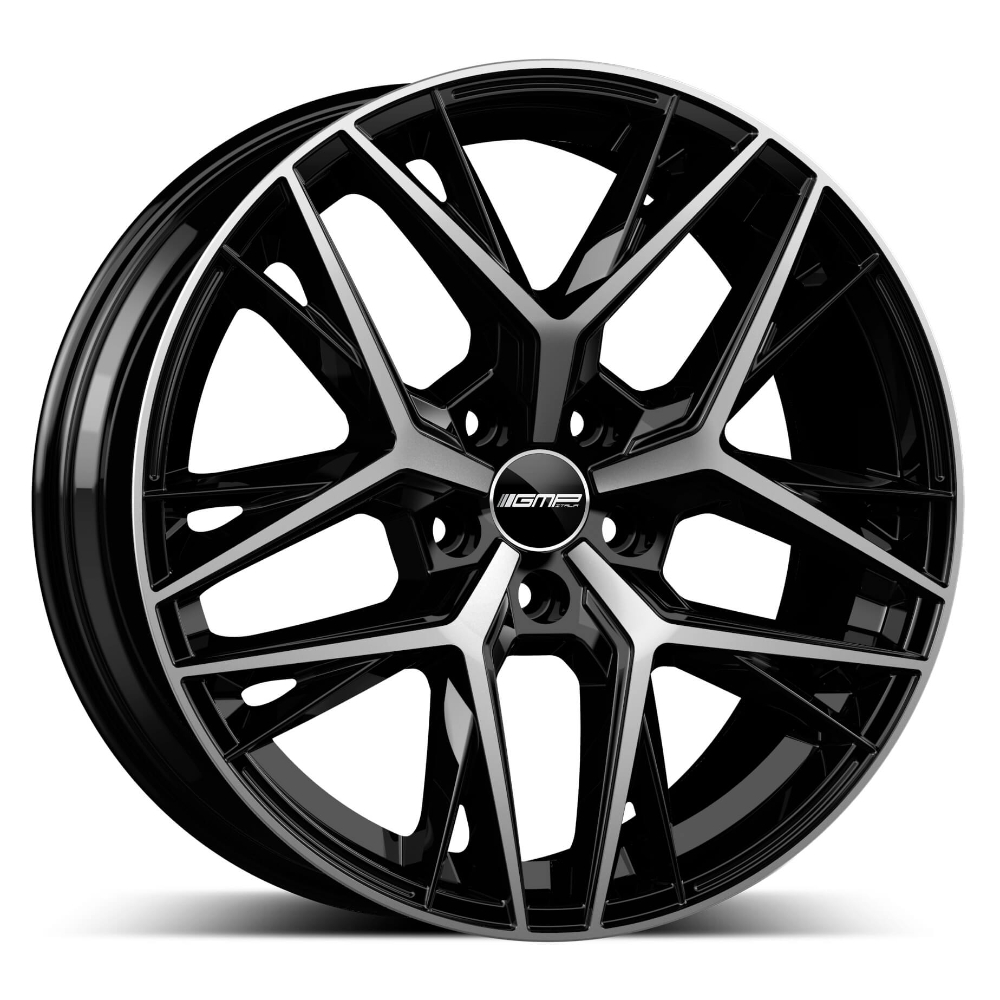 Cerchi in lega GMP modello LUNICA finitura BLACK DIAMOND dimensione 9,5x20