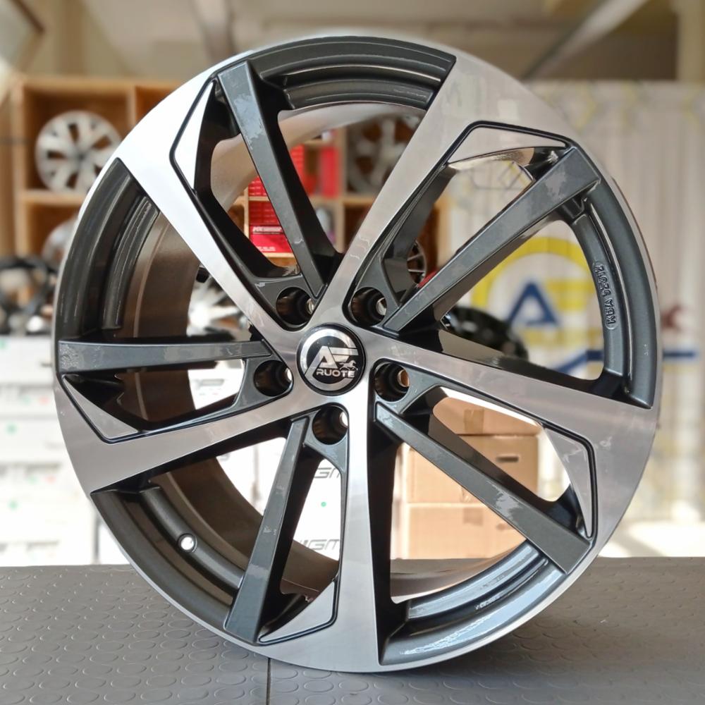 Cerchi in lega GMP modello KATANA finitura ANTHRACITE DIAMOND dimensione 8x18